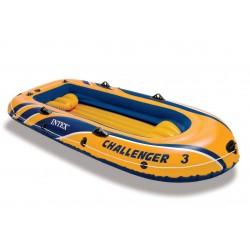 Трёххместная надувная лодка Intex Challenger 3